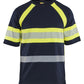 Blaklader Vlamvertragend Multinorm T-shirt 35191737 UV Inherent vlamwerend HiVis marineblauw-fluo geel(8933)