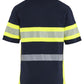 Blaklader Vlamvertragend Multinorm T-shirt 35191737 UV Inherent vlamwerend HiVis marineblauw-fluo geel(8933)