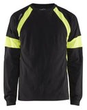 Blaklader T-shirts 35201030 zwart-fluo geel(9933)