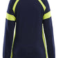 Blaklader Profiel Visible Dames T-shirt lange mouwen 35211030 HiVis marineblauw-fluo geel(8833)