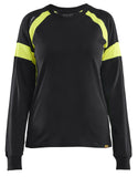 Blaklader Profiel Visible Dames T-shirt lange mouwen 35211030 HiVis zwart-fluo geel(9933)