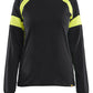 Blaklader Profiel Visible Dames T-shirt lange mouwen 35211030 HiVis zwart-fluo geel(9933)