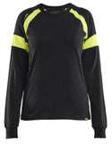 Blaklader Profiel Visible Dames T-shirt lange mouwen 35211030 HiVis zwart-fluo geel(9933)