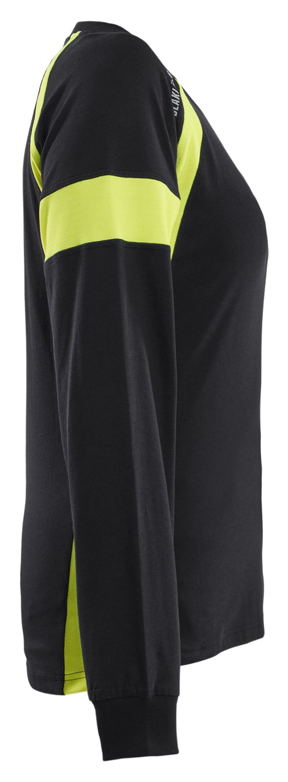 Blaklader Profiel Visible Dames T-shirt lange mouwen 35211030 HiVis zwart-fluo geel(9933)