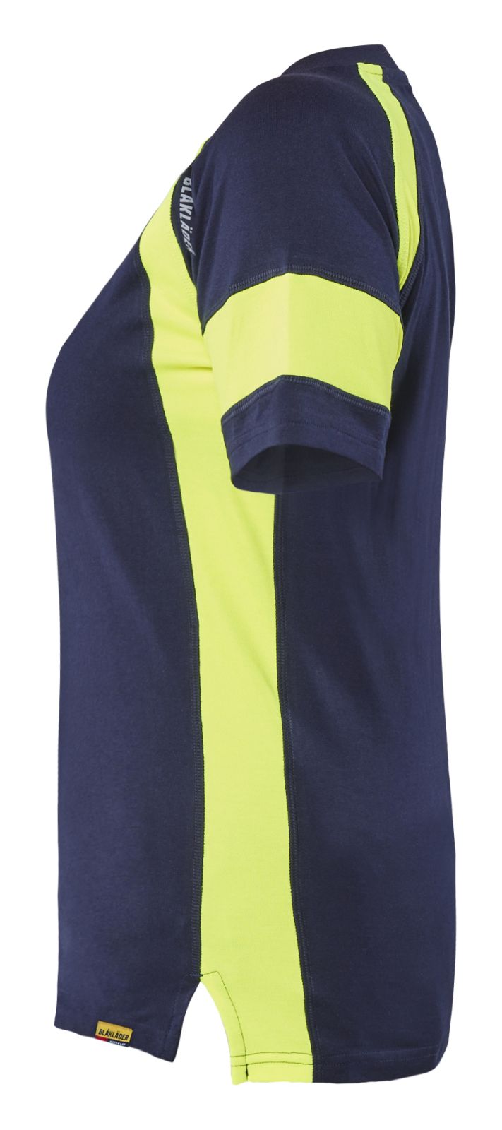 Blaklader Profiel Visible Dames T-shirt 35241030 HiVis marineblauw-fluo geel(8833)