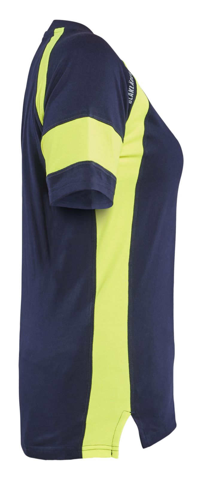 Blaklader Profiel Visible Dames T-shirt 35241030 HiVis marineblauw-fluo geel(8833)