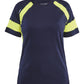Blaklader Profiel Visible Dames T-shirt 35241030 HiVis marineblauw-fluo geel(8833)