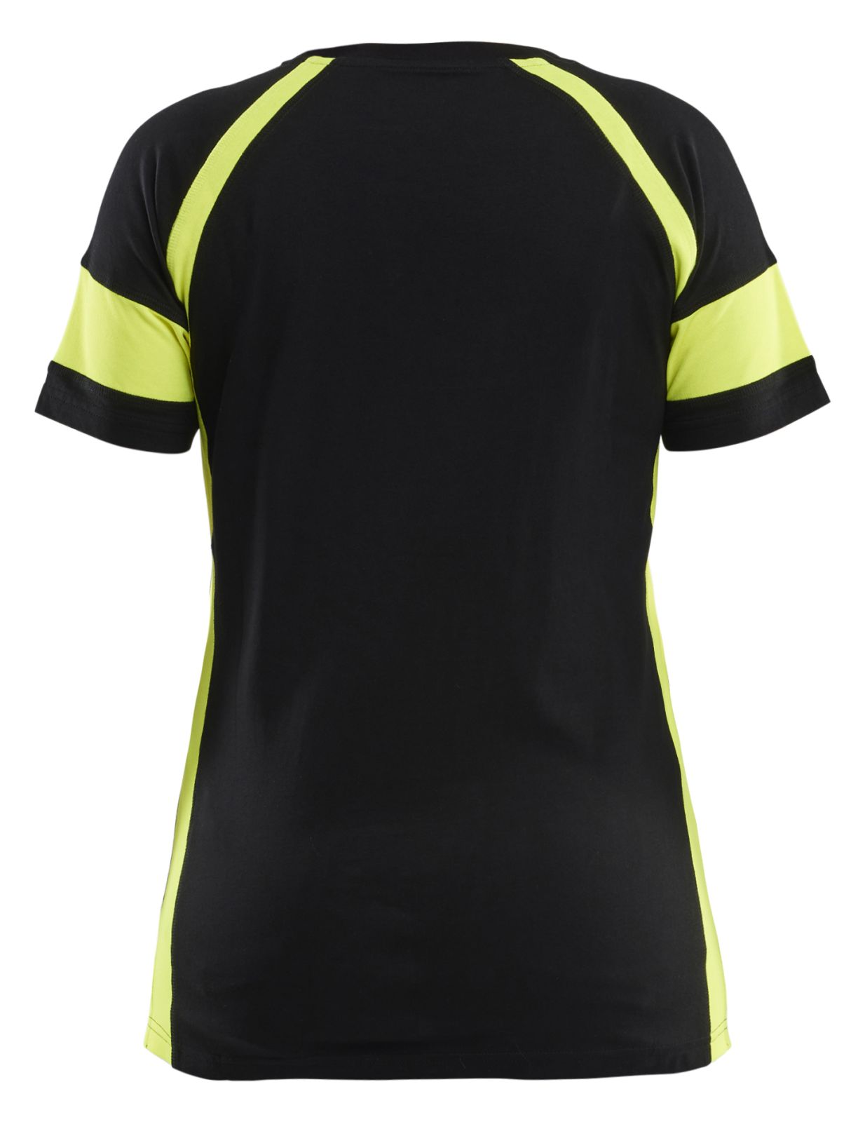 Blaklader Profiel Visible Dames T-shirt 35241030 HiVis zwart-fluo geel(9933)