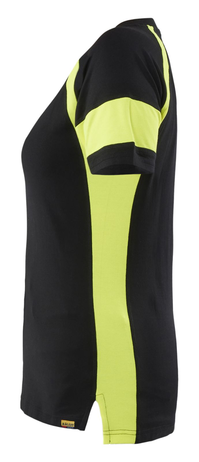Blaklader Profiel Visible Dames T-shirt 35241030 HiVis zwart-fluo geel(9933)