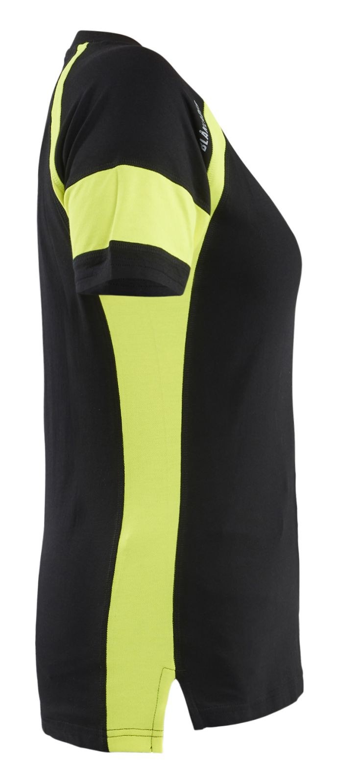 Blaklader Profiel Visible Dames T-shirt 35241030 HiVis zwart-fluo geel(9933)