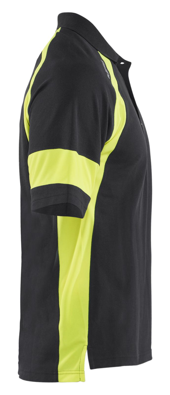 Blaklader Profiel Visible Poloshirt 35281050 HiVis zwart-fluo geel(9933)