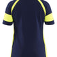 Blaklader Profiel Visible Dames Poloshirt 35291050 HiVis marineblauw-fluo geel(8933)