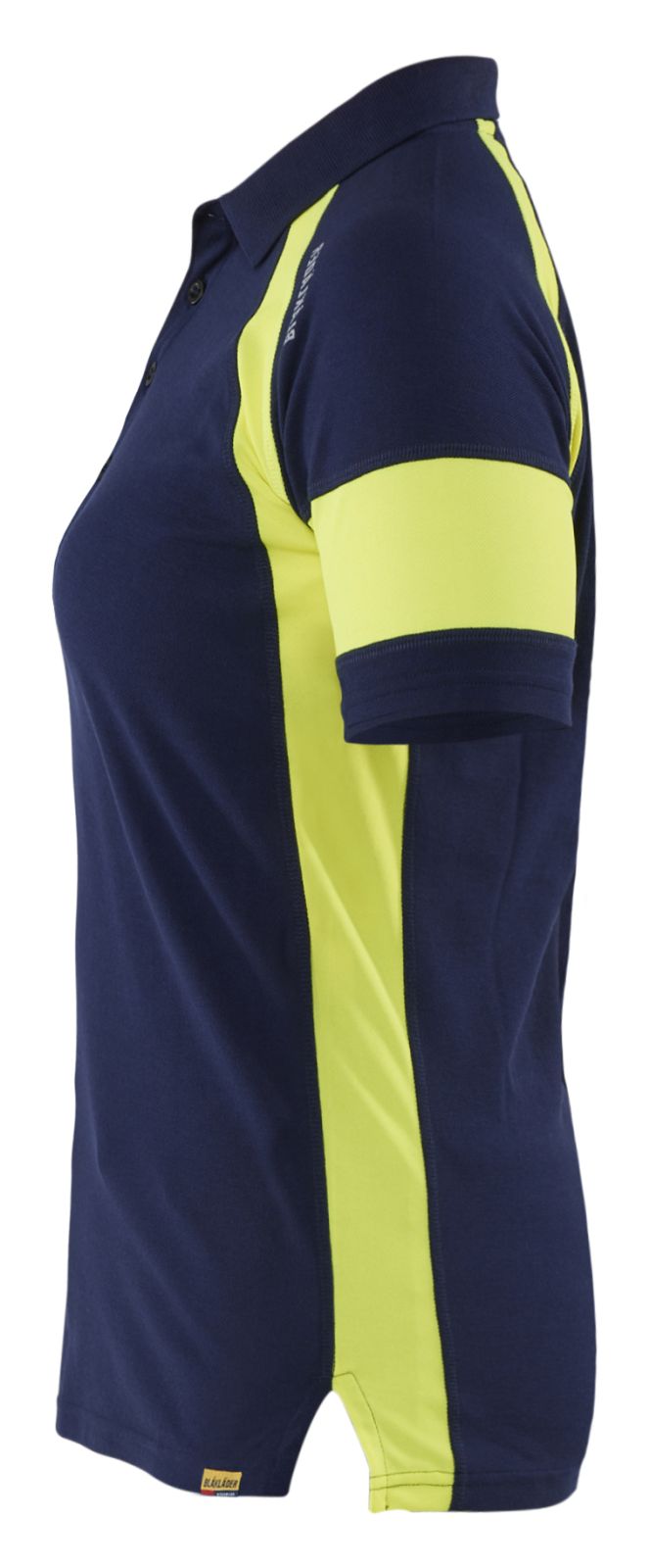 Blaklader Profiel Visible Dames Poloshirt 35291050 HiVis marineblauw-fluo geel(8933)