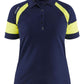 Blaklader Profiel Visible Dames Poloshirt 35291050 HiVis marineblauw-fluo geel(8933)