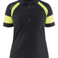 Blaklader Profiel Visible Dames Poloshirt 35291050 HiVis zwart-fluo geel(9933)