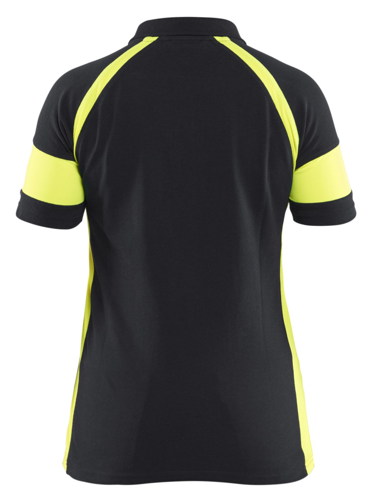 Blaklader Profiel Visible Dames Poloshirt 35291050 HiVis zwart-fluo geel(9933)