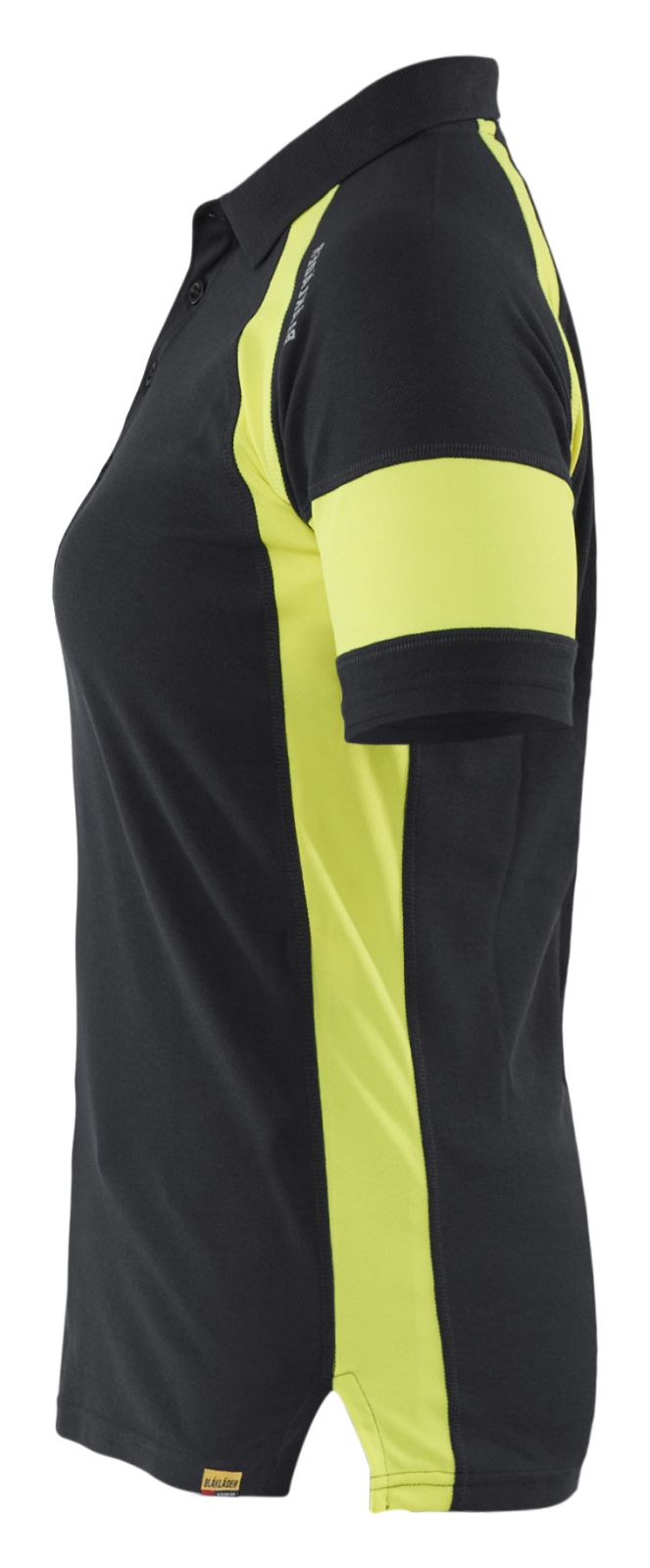 Blaklader Profiel Visible Dames Poloshirt 35291050 HiVis zwart-fluo geel(9933)