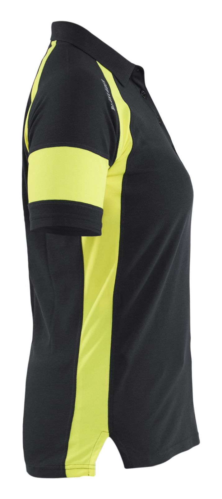 Blaklader Profiel Visible Dames Poloshirt 35291050 HiVis zwart-fluo geel(9933)