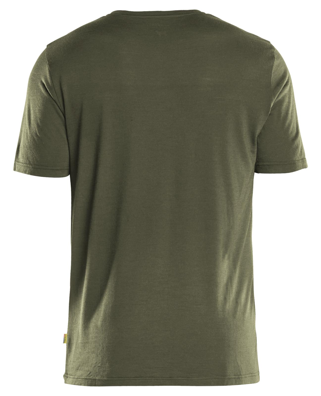 Blaklader Profiel T-shirt 35361743 merinowol donker herfstgroen(4209)