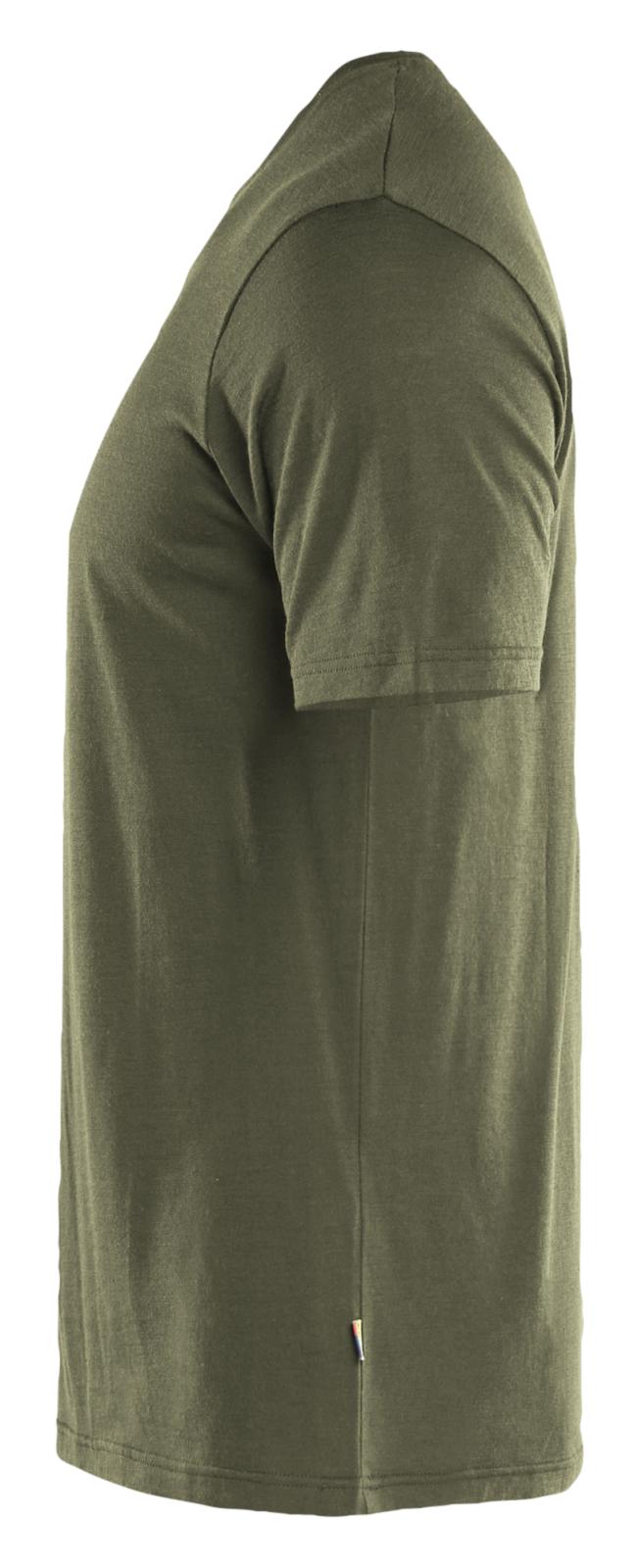 Blaklader Profiel T-shirt 35361743 merinowol donker herfstgroen(4209)
