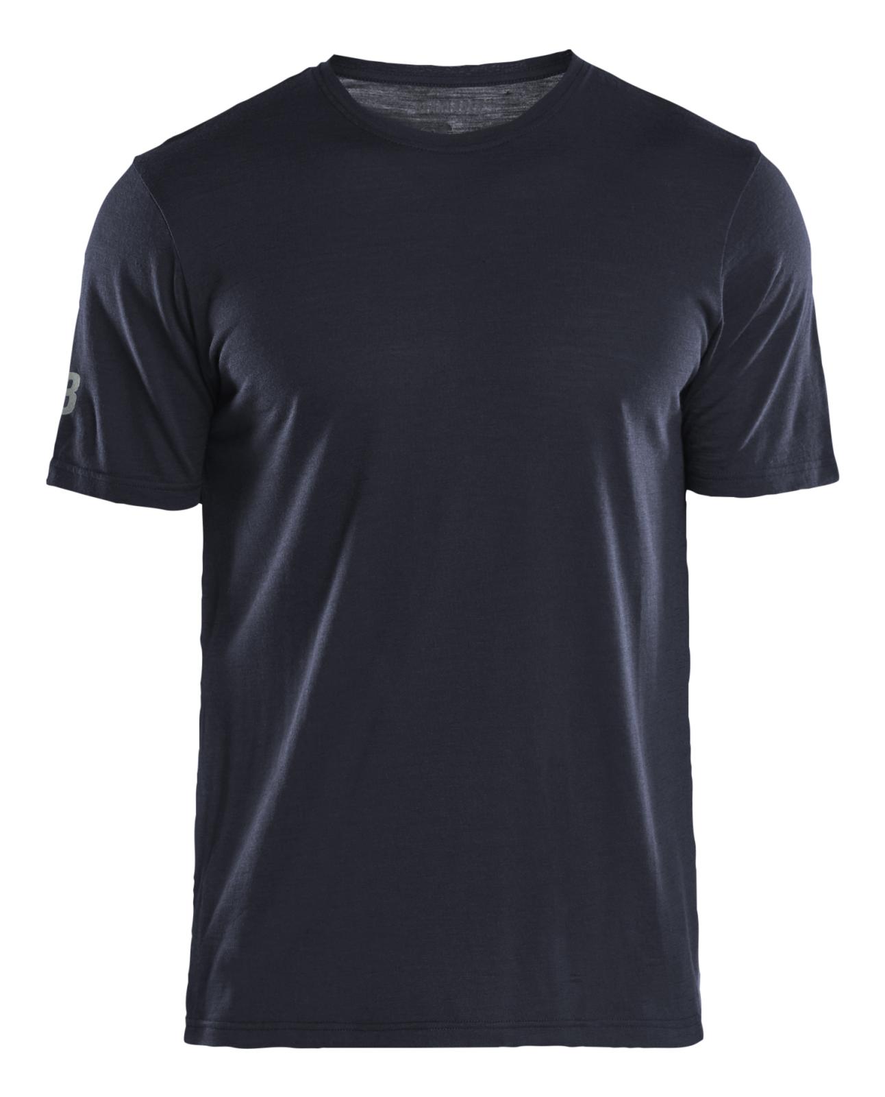 Blaklader Profiel T-shirt 35361743 merinowol donker marineblauw(8600)