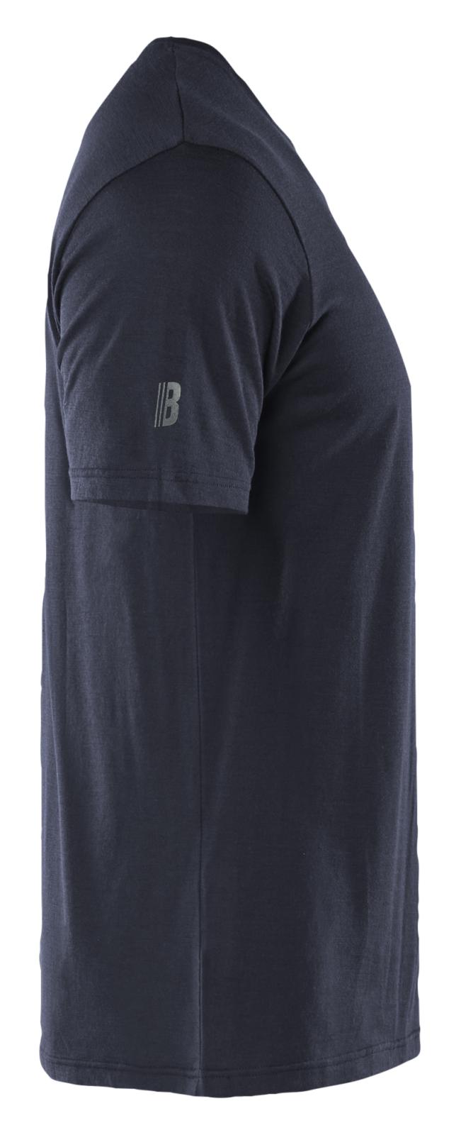 Blaklader Profiel T-shirt 35361743 merinowol donker marineblauw(8600)