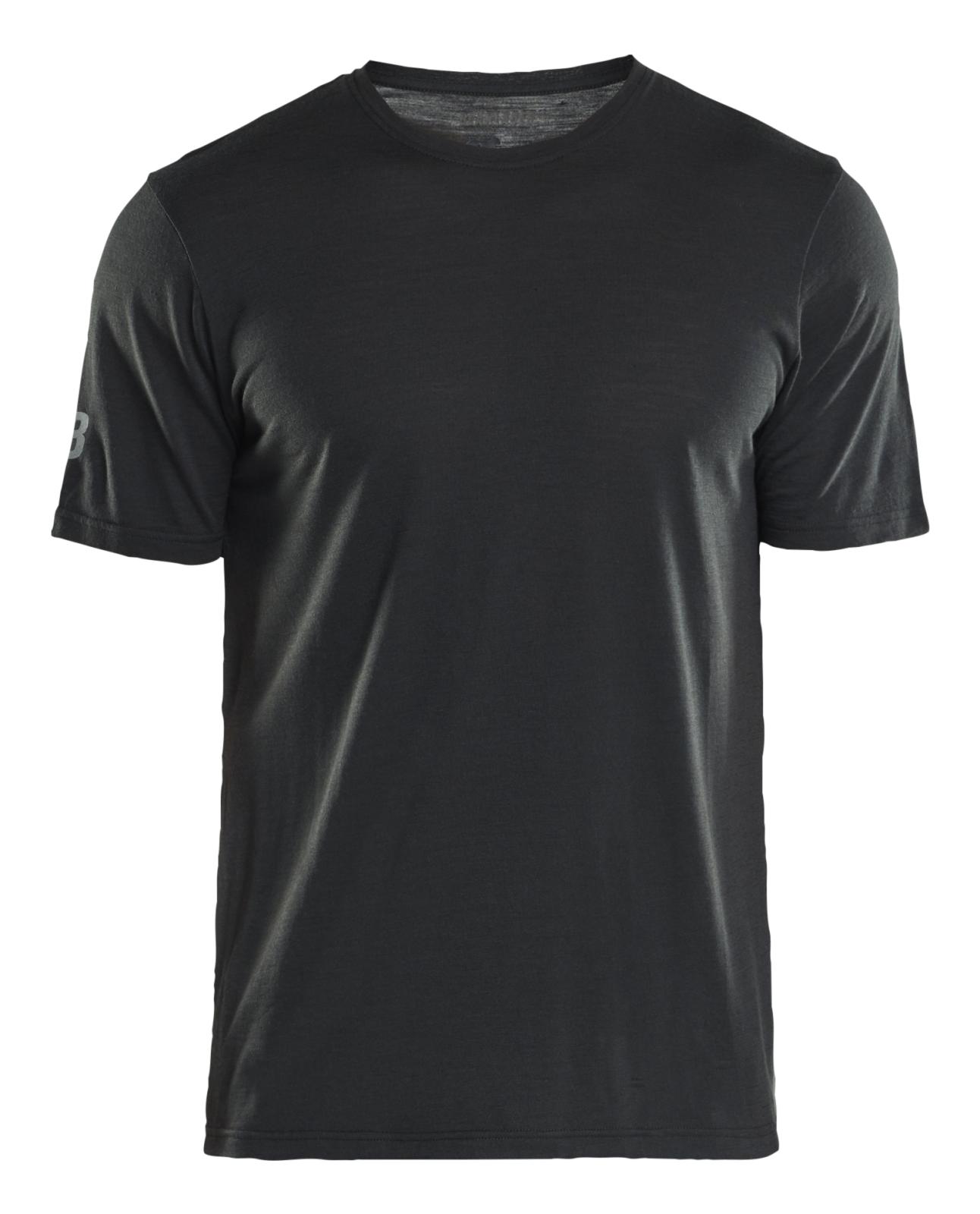 Blaklader Profiel T-shirt 35361743 merinowol zwart(9900)