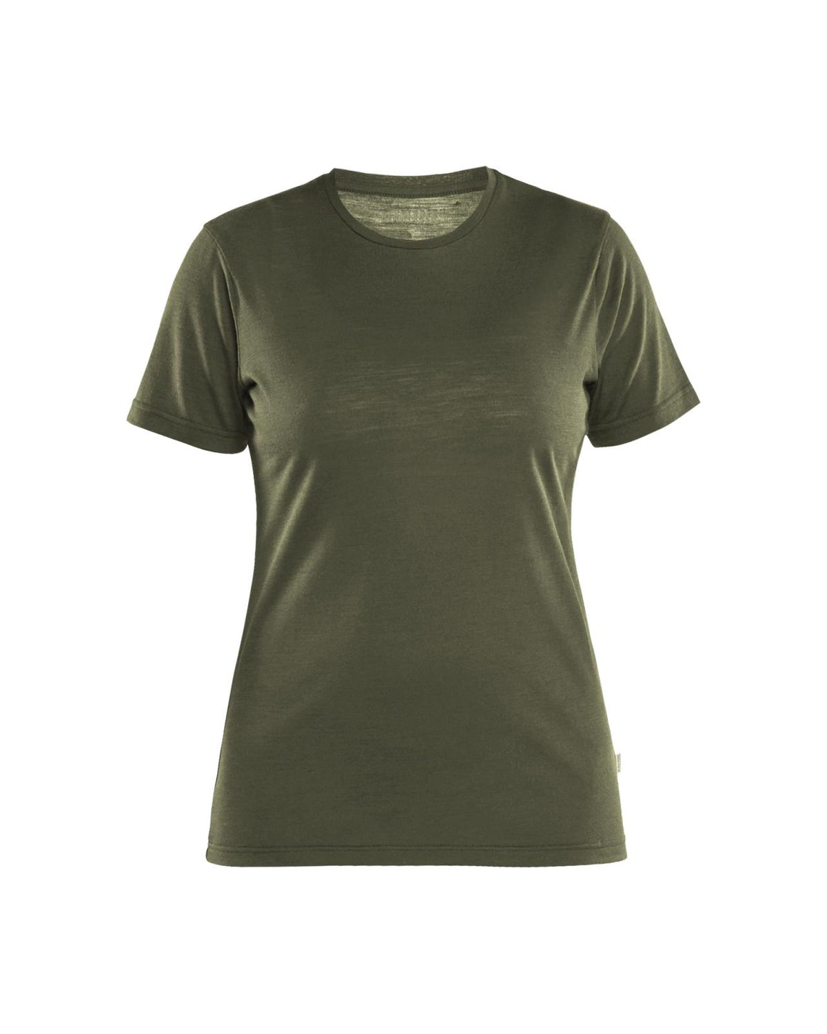 Blaklader Profiel Dames T-shirt 35371743 merinowol donker herfstgroen(4209)