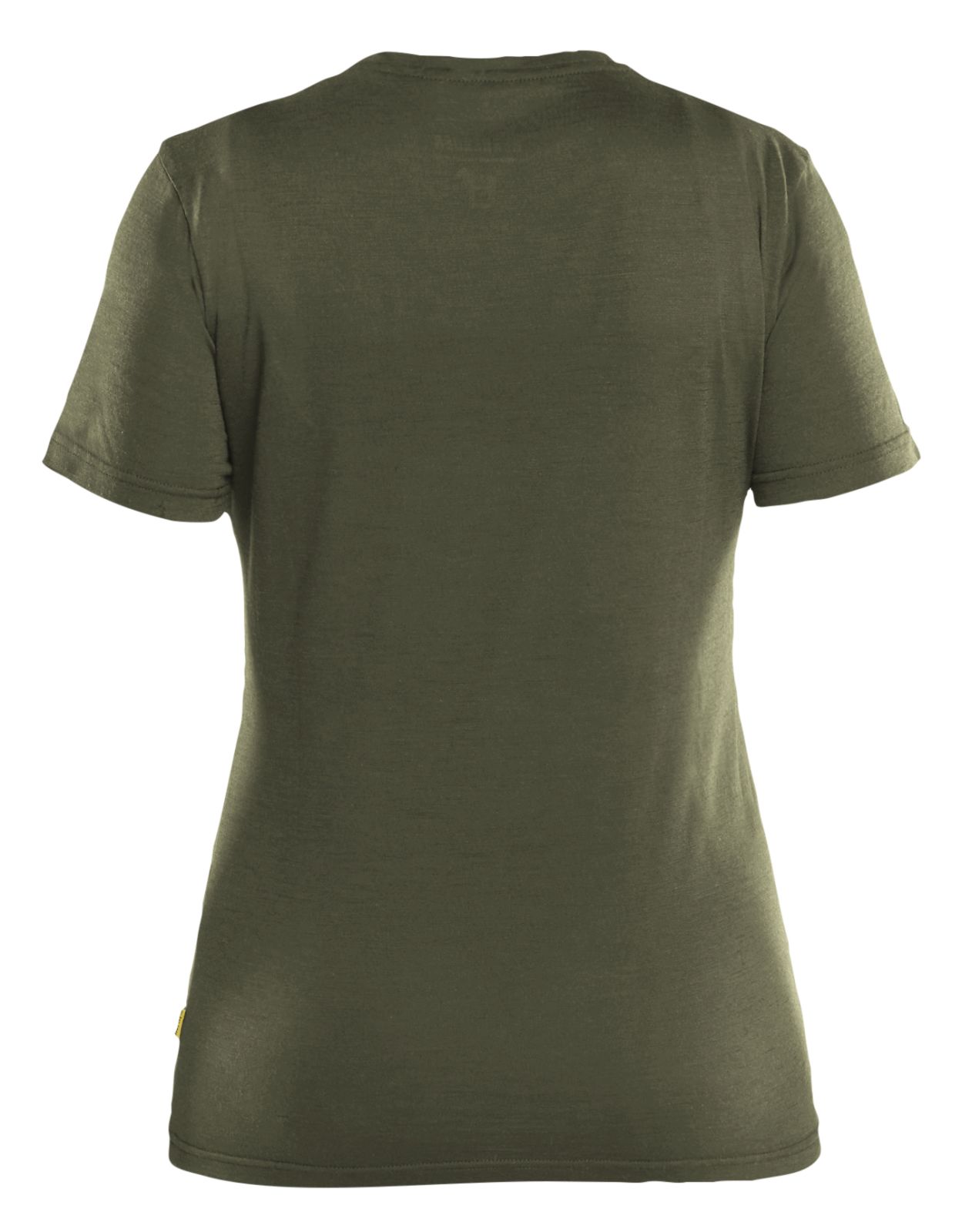 Blaklader Profiel Dames T-shirt 35371743 merinowol donker herfstgroen(4209)
