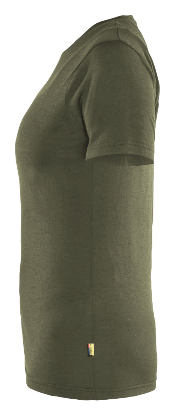 Blaklader Profiel Dames T-shirt 35371743 merinowol donker herfstgroen(4209)