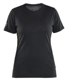 Blaklader Profiel Dames T-shirt 35371743 merinowol zwart(9900)