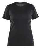 Blaklader Profiel Dames T-shirt 35371743 merinowol zwart(9900)