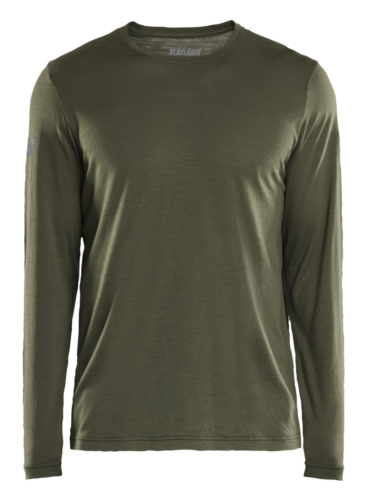 Blaklader Profiel T-shirt 35381743 lange mouwen merinowol donker herfstgroen(4209)