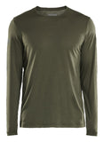 Blaklader Profiel T-shirt 35381743 lange mouwen merinowol donker herfstgroen(4209)