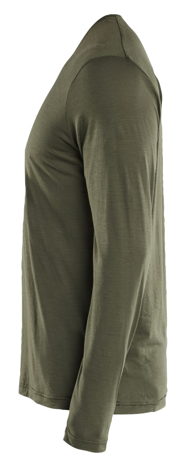 Blaklader Profiel T-shirt 35381743 lange mouwen merinowol donker herfstgroen(4209)