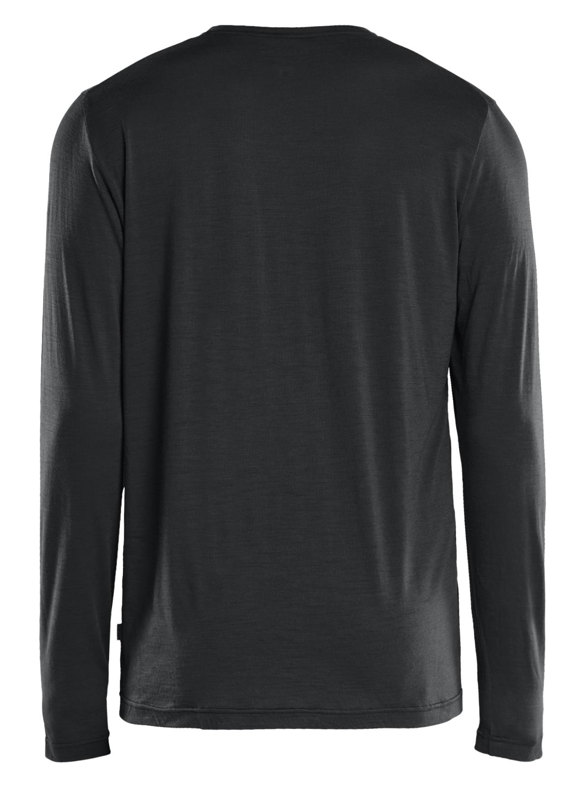 Blaklader Profiel T-shirt 35381743 lange mouwen merinowol zwart(9900)