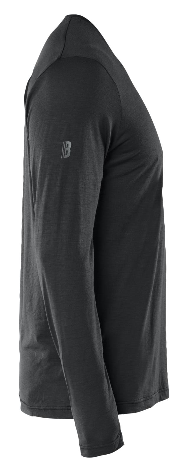 Blaklader Profiel T-shirt 35381743 lange mouwen merinowol zwart(9900)