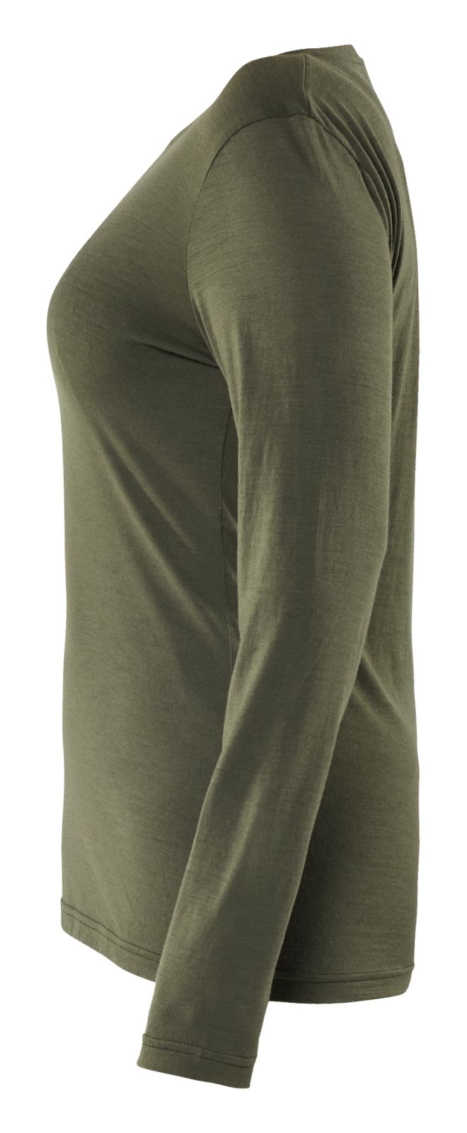 Blaklader Dames T-shirt 35391743 lange mouwen merinowol donker herfstgroen(4209)
