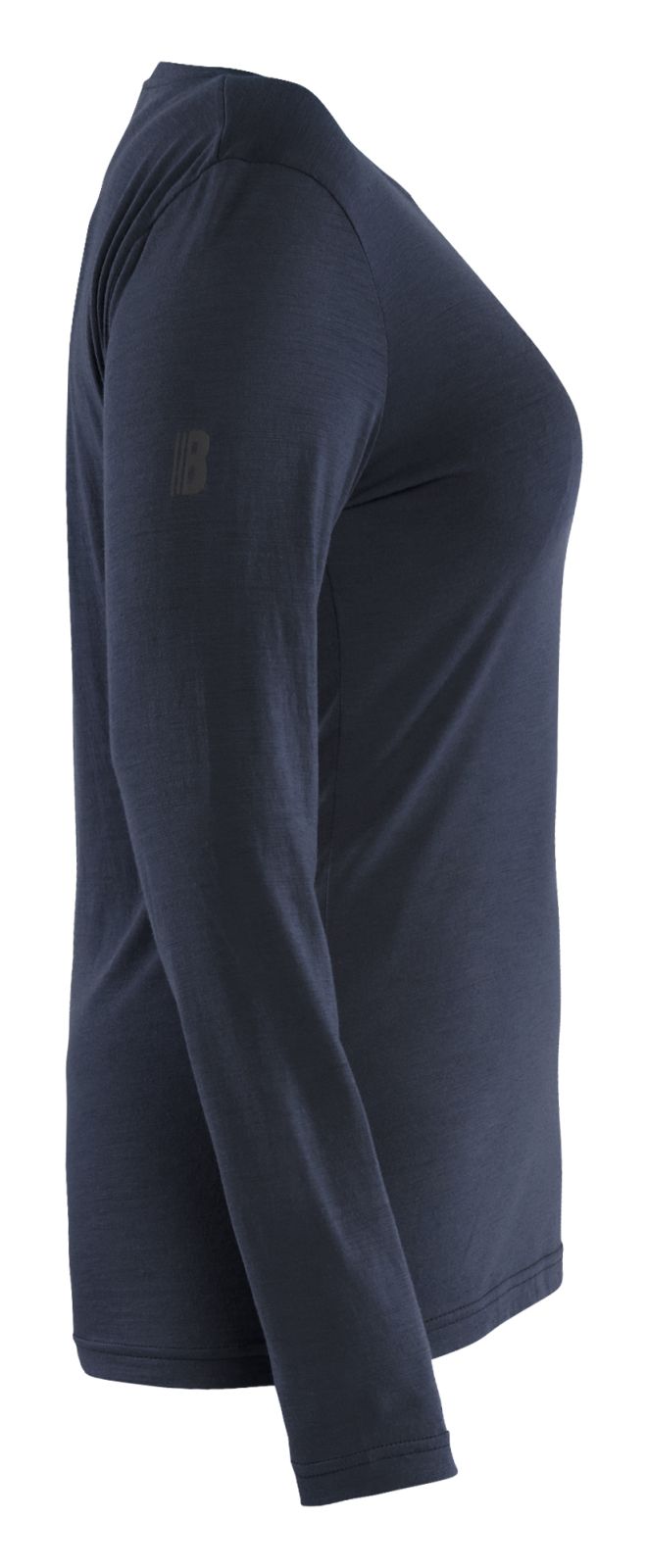 Blaklader Dames T-shirt 35391743 lange mouwen merinowol donker marineblauw(8600)