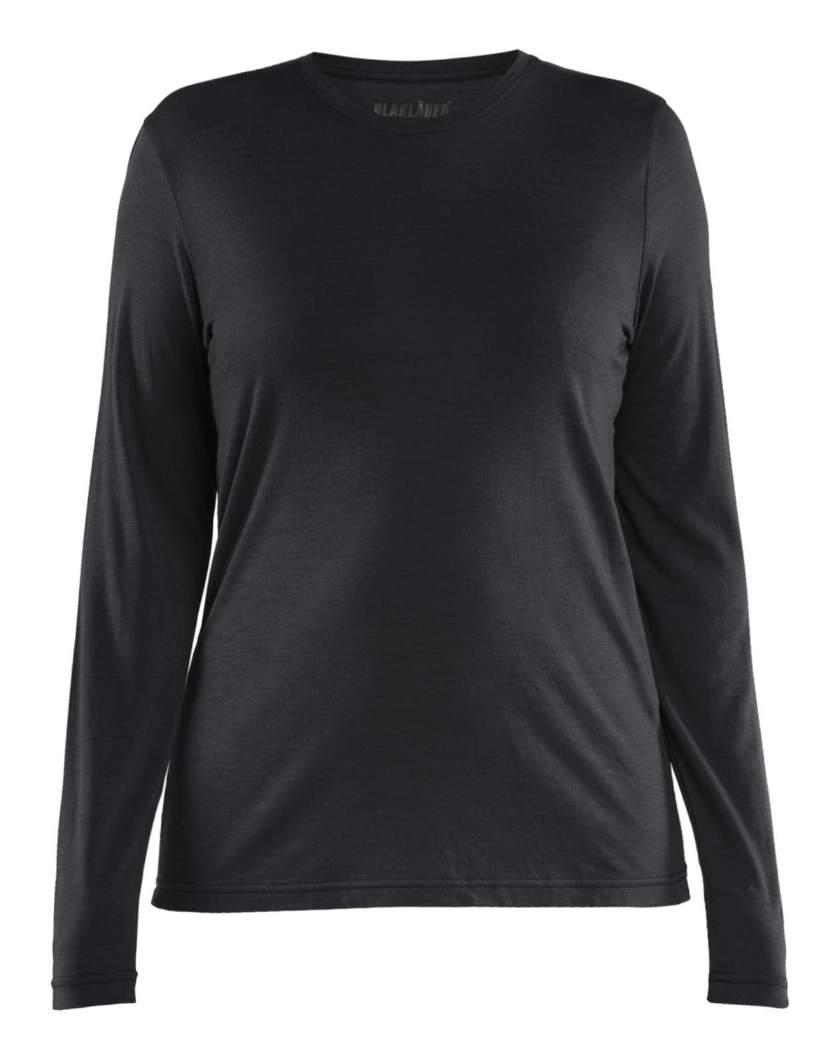 Blaklader Dames T-shirt 35391743 lange mouwen merinowol zwart(9900)