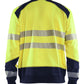 Blaklader Sweaters 35412528 HiVis fluo geel-marineblauw(3389)