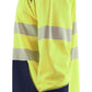 Blaklader Sweaters 35412528 HiVis fluo geel-marineblauw(3389)