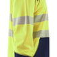 Blaklader Sweaters 35412528 HiVis fluo geel-marineblauw(3389)
