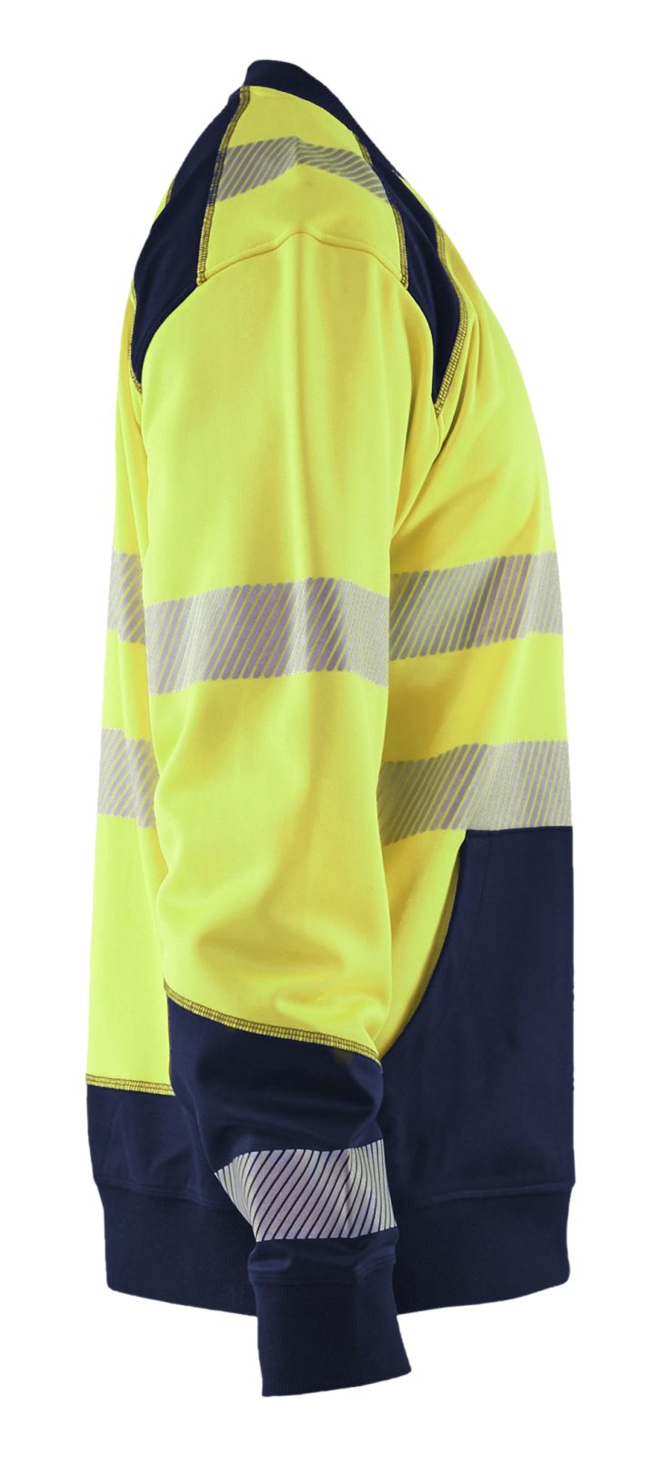 Blaklader Sweaters 35412528 HiVis fluo geel-marineblauw(3389)