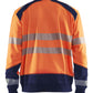 Blaklader Sweaters 35412528 HiVis fluo oranje-marineblauw(5389)