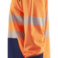 Blaklader Polosweaters 35412528 HiVis fluo oranje-marineblauw(5389)
