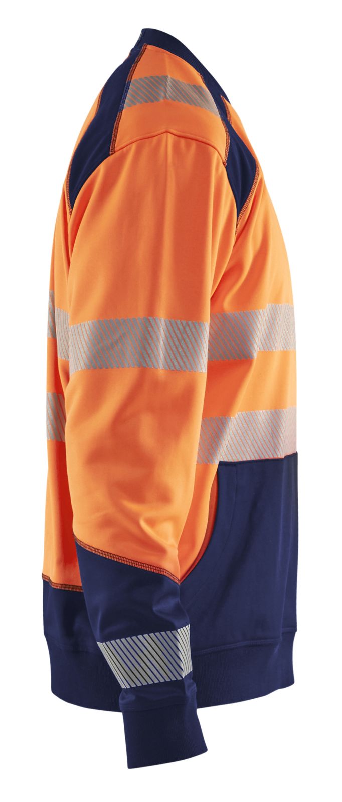 Blaklader Sweaters 35412528 HiVis fluo oranje-marineblauw(5389)