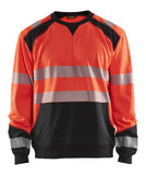 Blaklader Sweaters 35412528 HiVis fluo rood-zwart(5599)