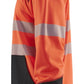 Blaklader Polosweaters 35412528 HiVis fluo rood-zwart(5599)
