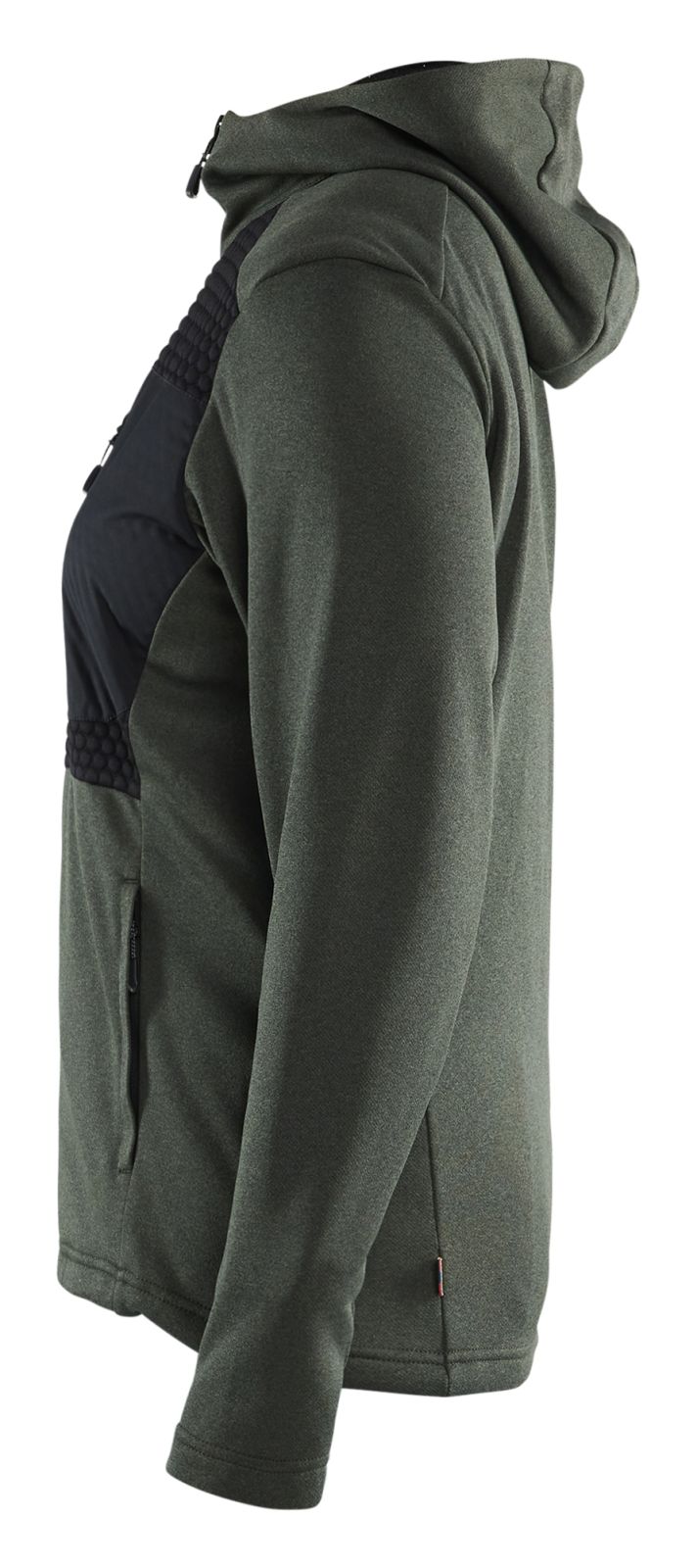 Blaklader hoodie 35422533 rits herfstgroen-zwart(4199)